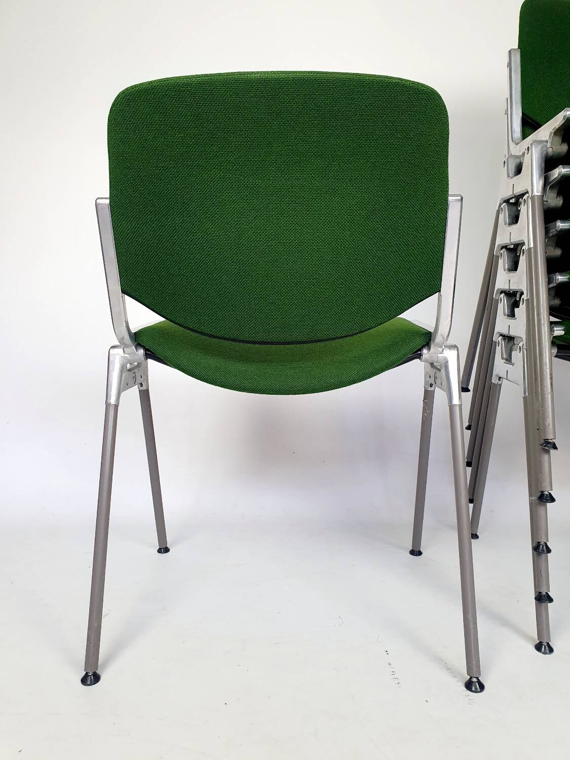 Set of 6 G.Piretti chairs for Castelli