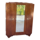 Art Deco wardrobe with mirrored door 145cm