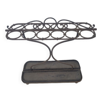 Wrought iron umbrella stand