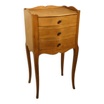 Side table -bedside table with three drawers