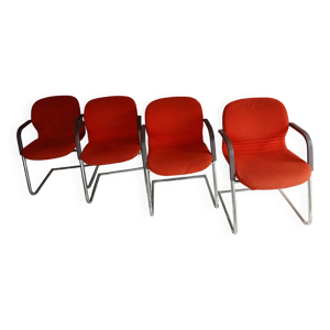 4 fauteuils de bureau