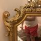 Antique gilded mirror from the late 19th century.