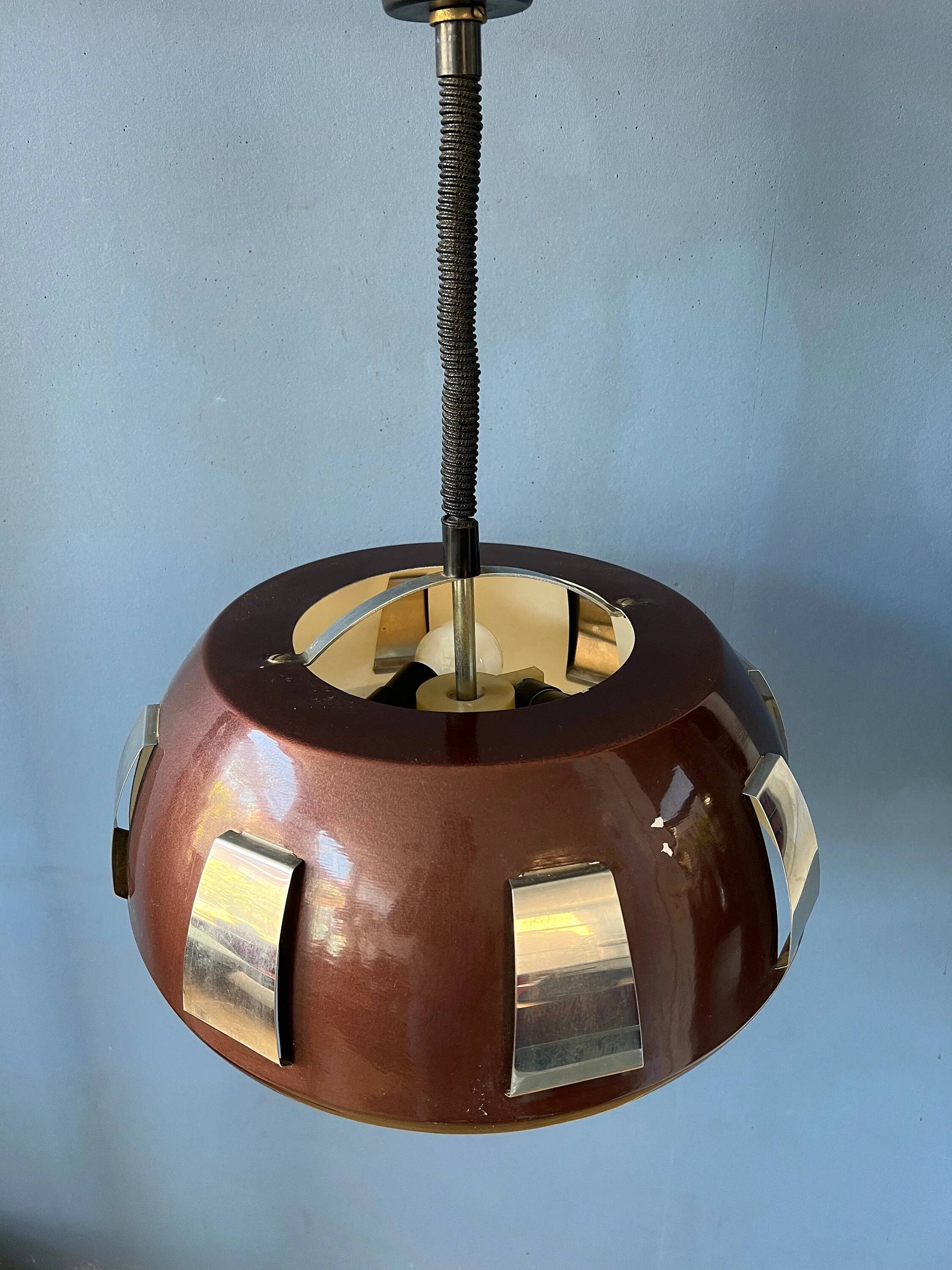 Vintage Lakro Amstelveen suspension - Space Age hanging lamp