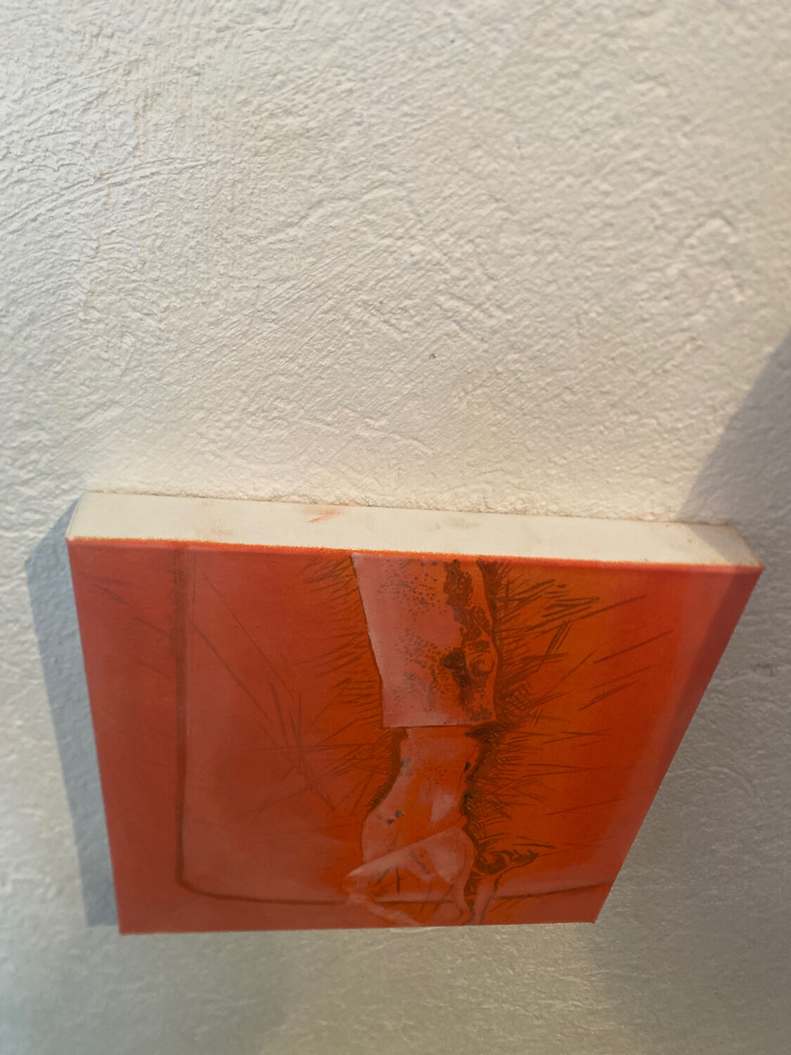Poulpe huile sur toile