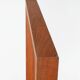 Minimalist teak wall mirror / Mid-century Danish modern design / 1960s / 1970s