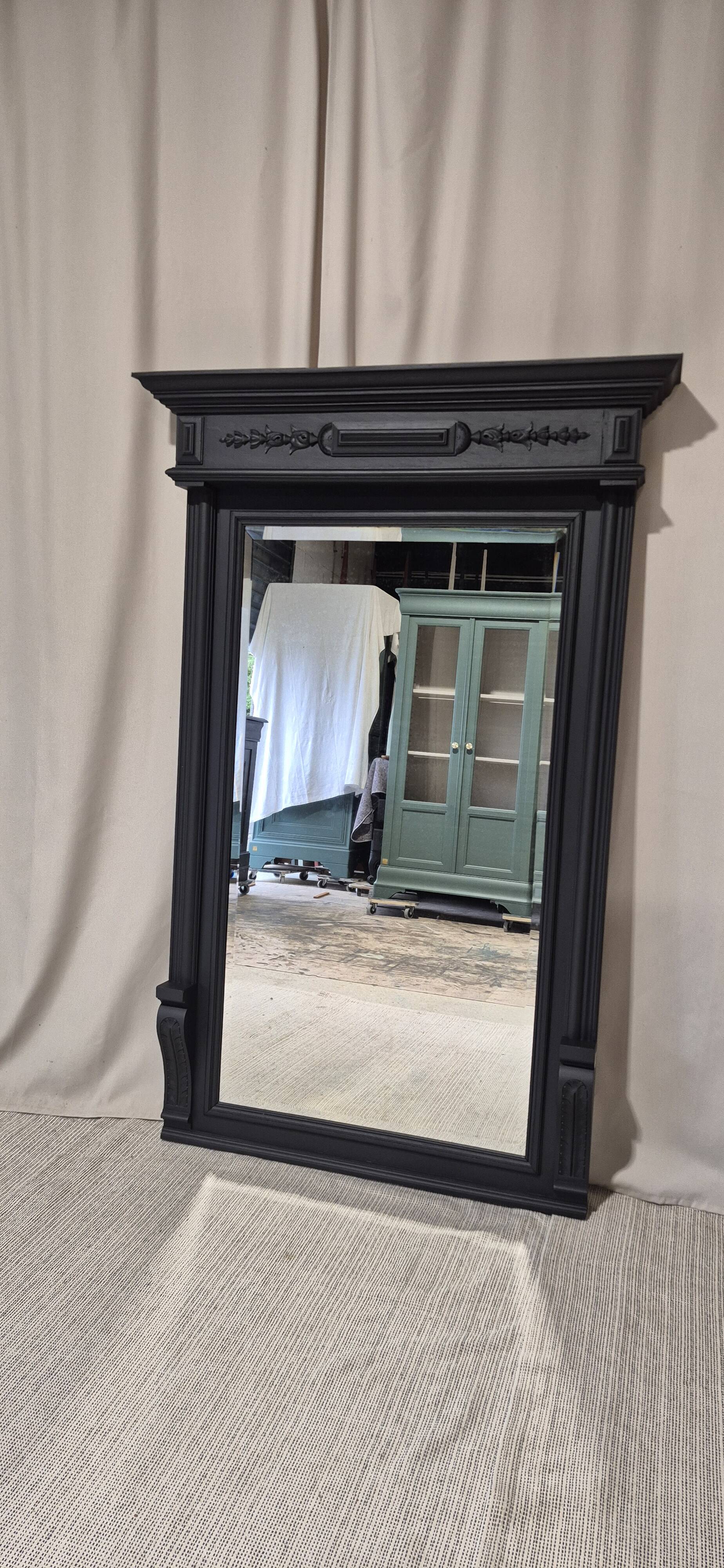 Antique bevelled mirror