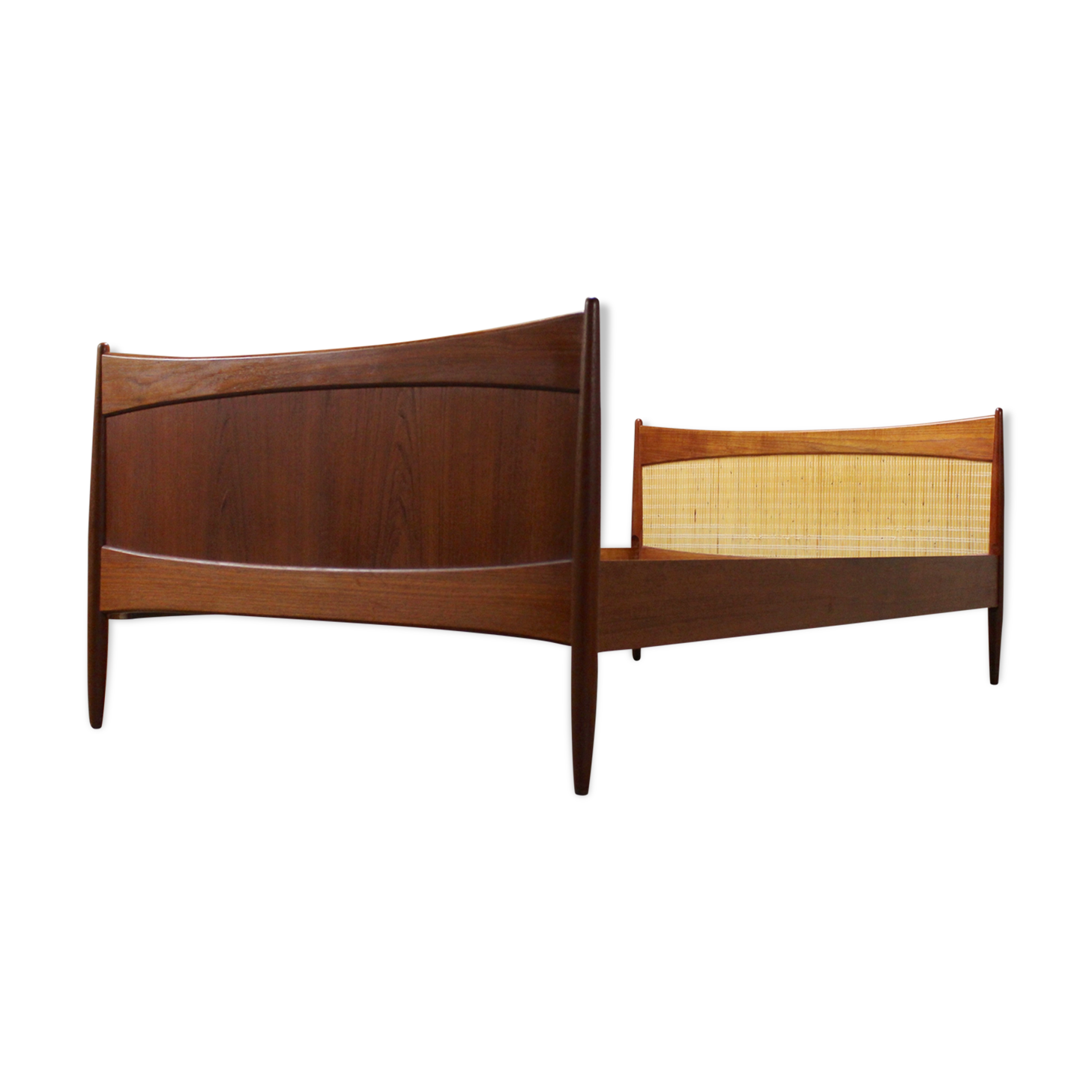 Teak Mid-Century Bed 110cm