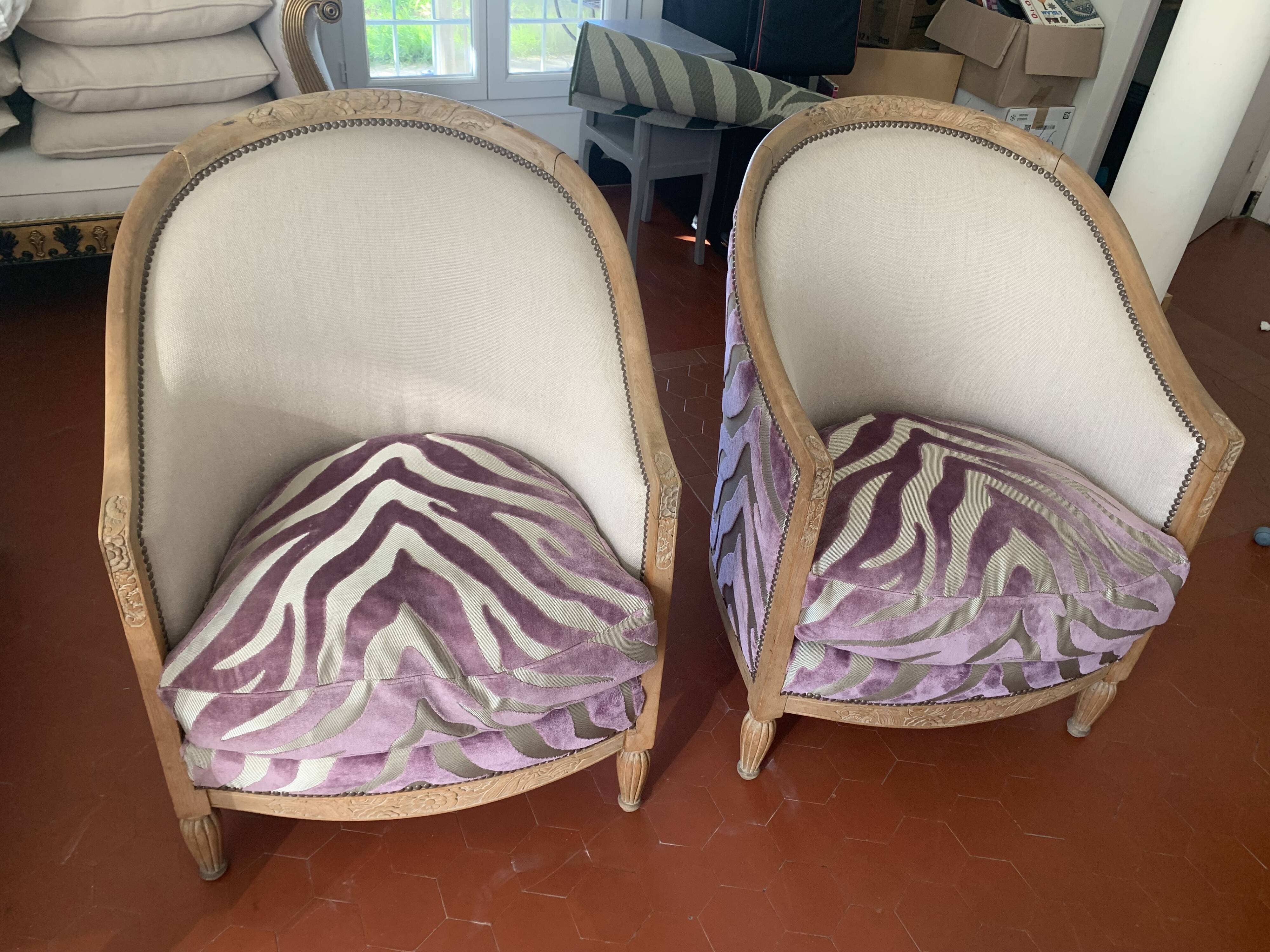 50's style toad armchairs