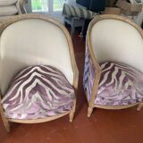 50's style toad armchairs
