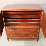 Mahogany commode/storage unit 1900 louis xvi style