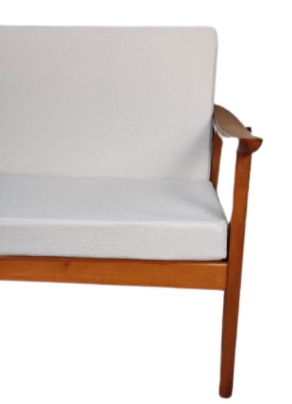 Canapé scandinave en teck des années 50, 50, 70, canapé vintage