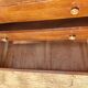 vintage commode with tapered legs
