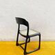 Baumann sleigh chair – wenge bentwood & cane seat (1960s-70s)