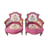 Paire de fauteuils de style Louis XV