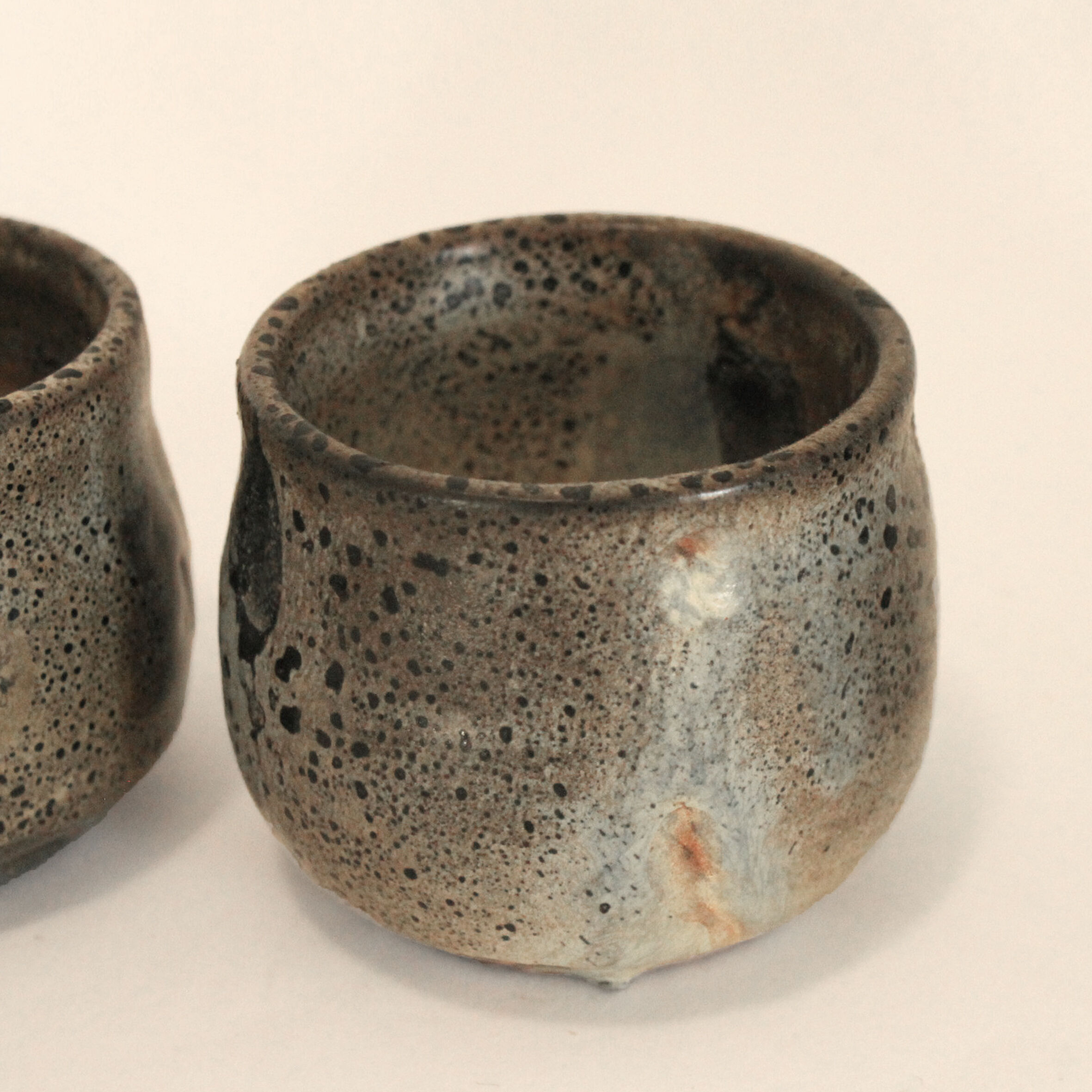 Set 2 cups & 1 pot in stoneware