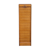 Cabinet storage cabinet with curtains, wooden, vintage.