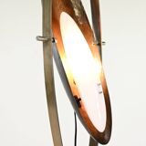 Goffredo Reggiani, Lampadaire En Acier, Marbre, Verre Acrylique Et Cuivre. Italie, C.1960