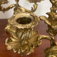Paire de chandeliers en bronze 19ème