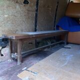 Banc en chêne vintage