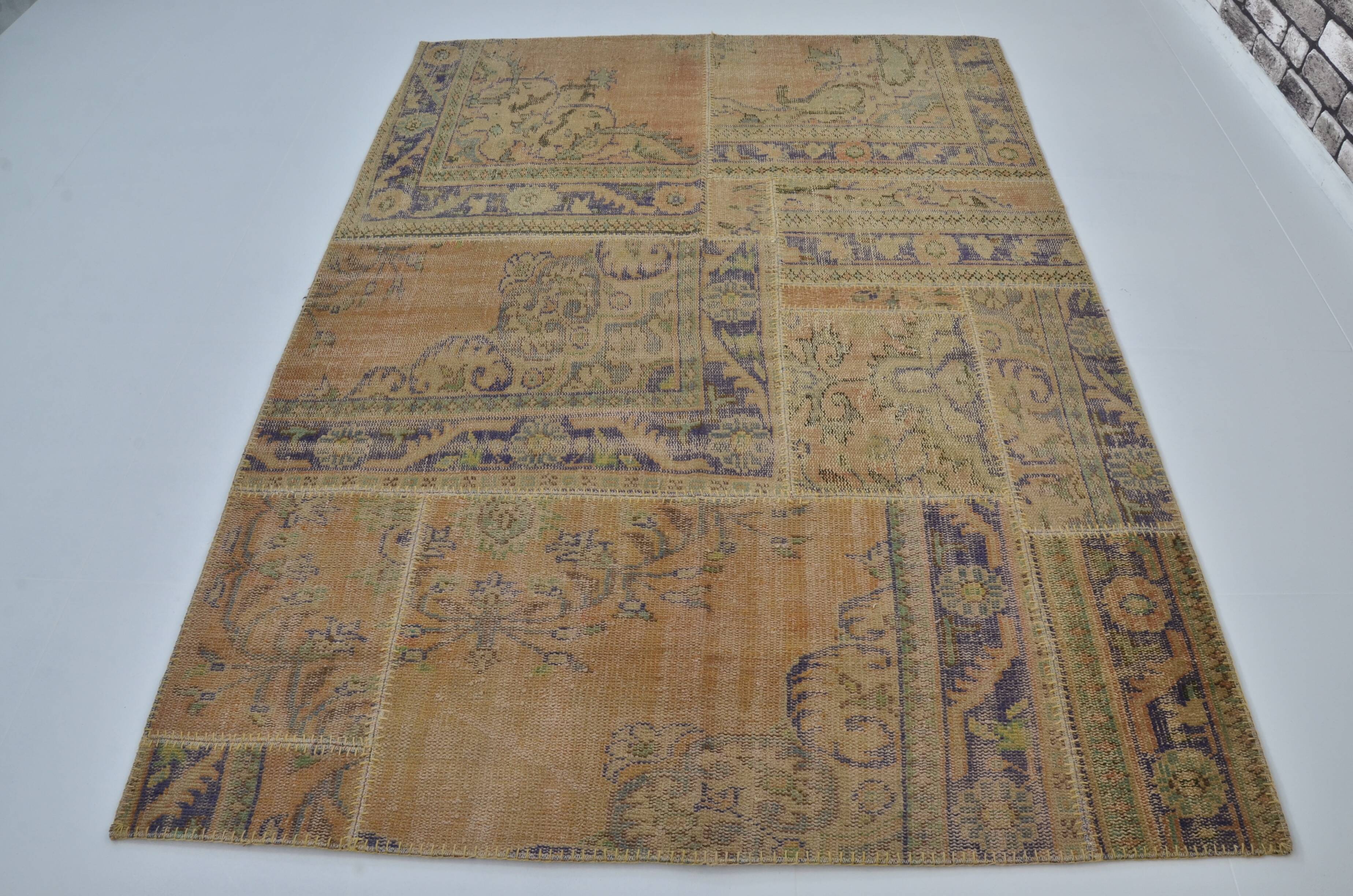 Beige Turkish Floral Carpet sku 3037