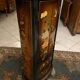 Sideboard fifth wheel pedestal storage column CD lacquered décor China Japan