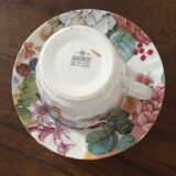 Coffee service in porcelain stamped Duchess