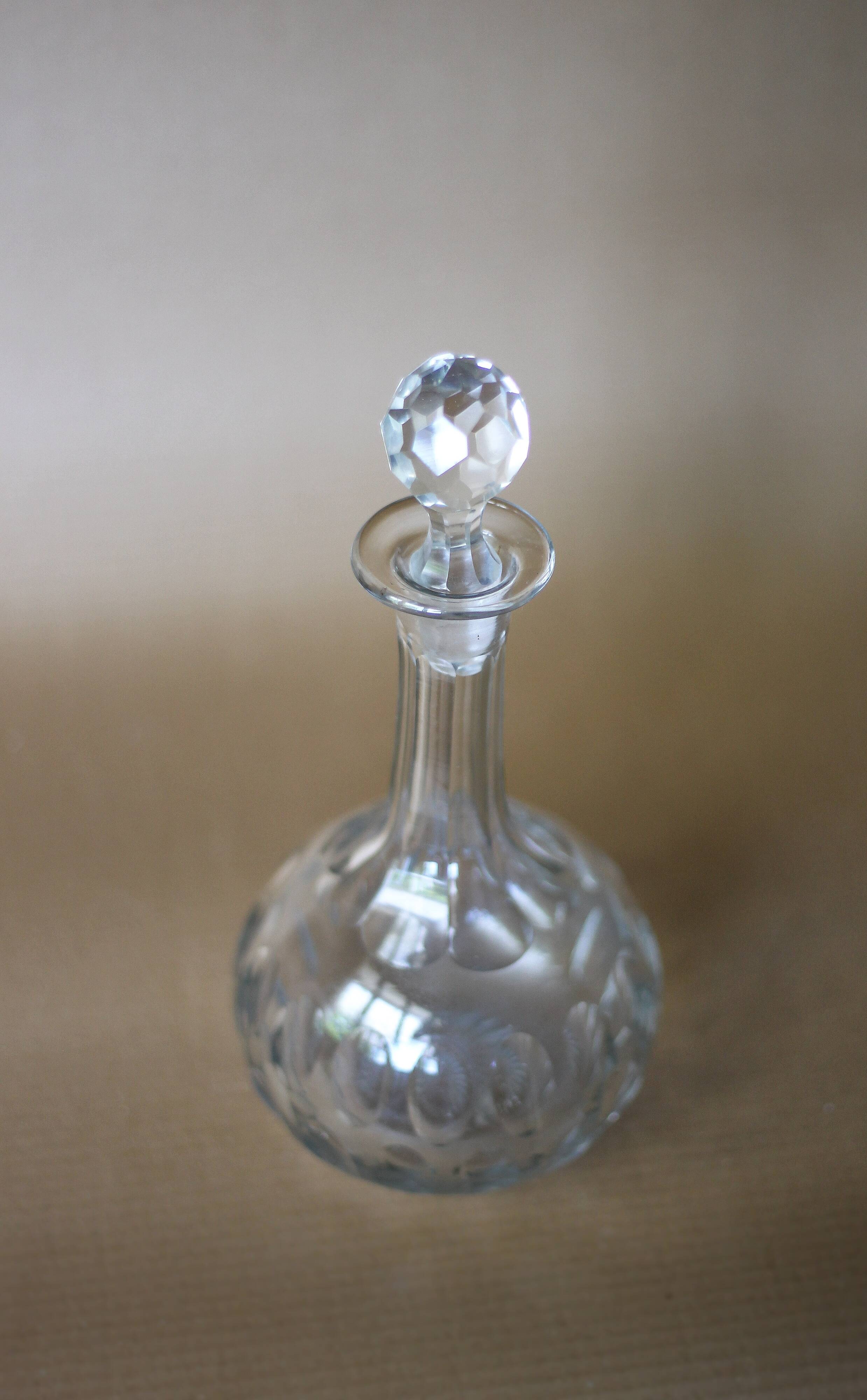 Carafe vintage en cristal