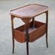 Wooden flap service, tea trolley, bar, living room furniture, vintage service, kitchen, decoration