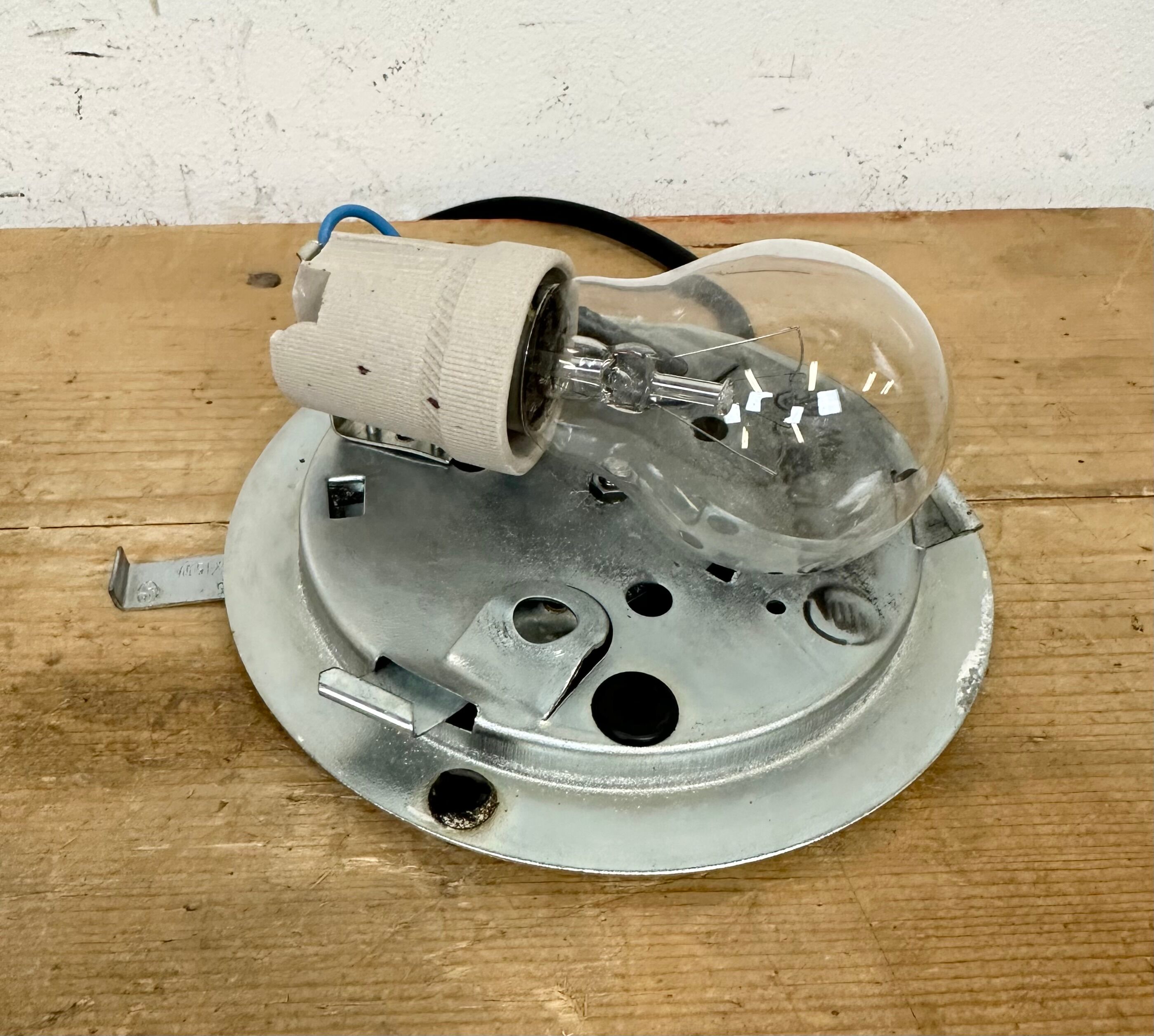 Vintage emergency wall light, 1960s