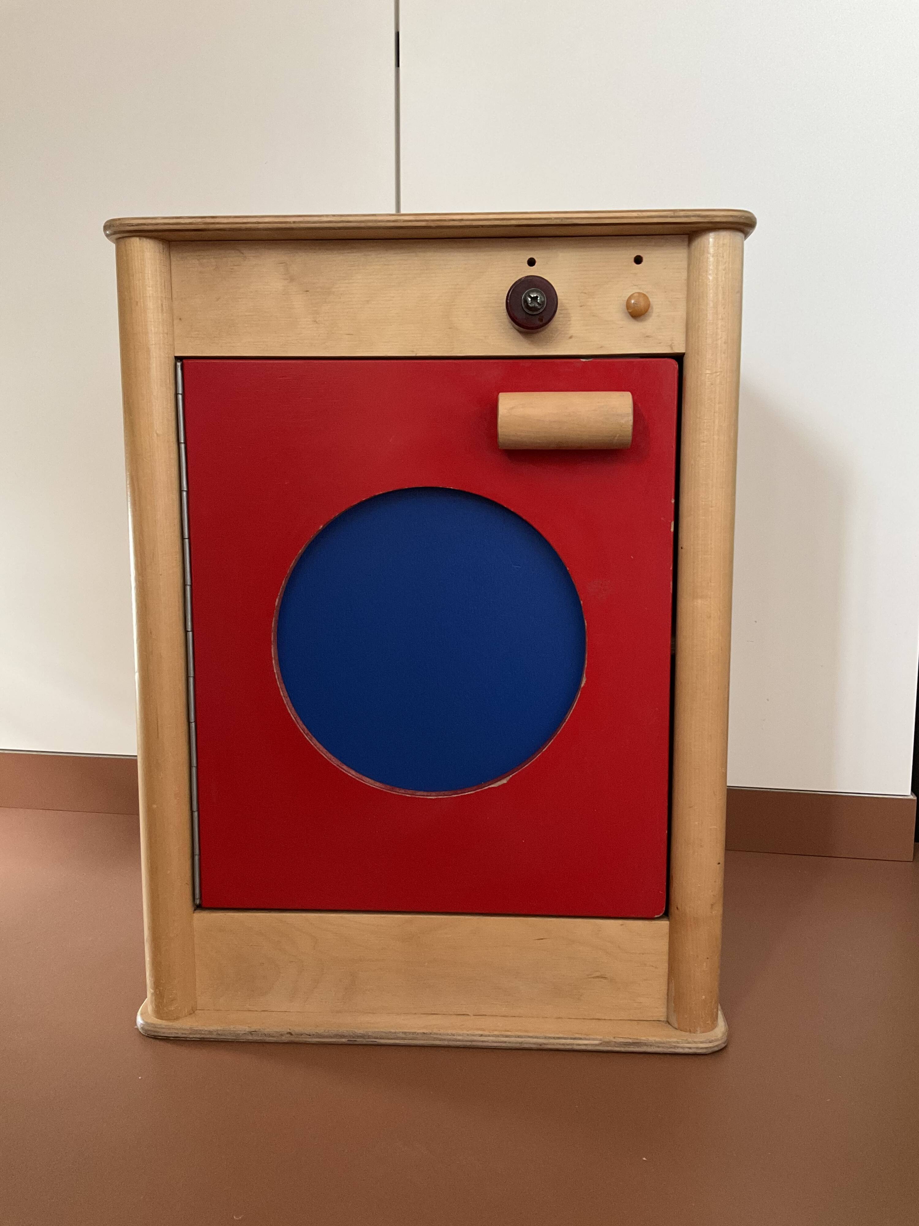 Small vintage red and blue furniture