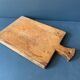 Old cutting board in French solid wood