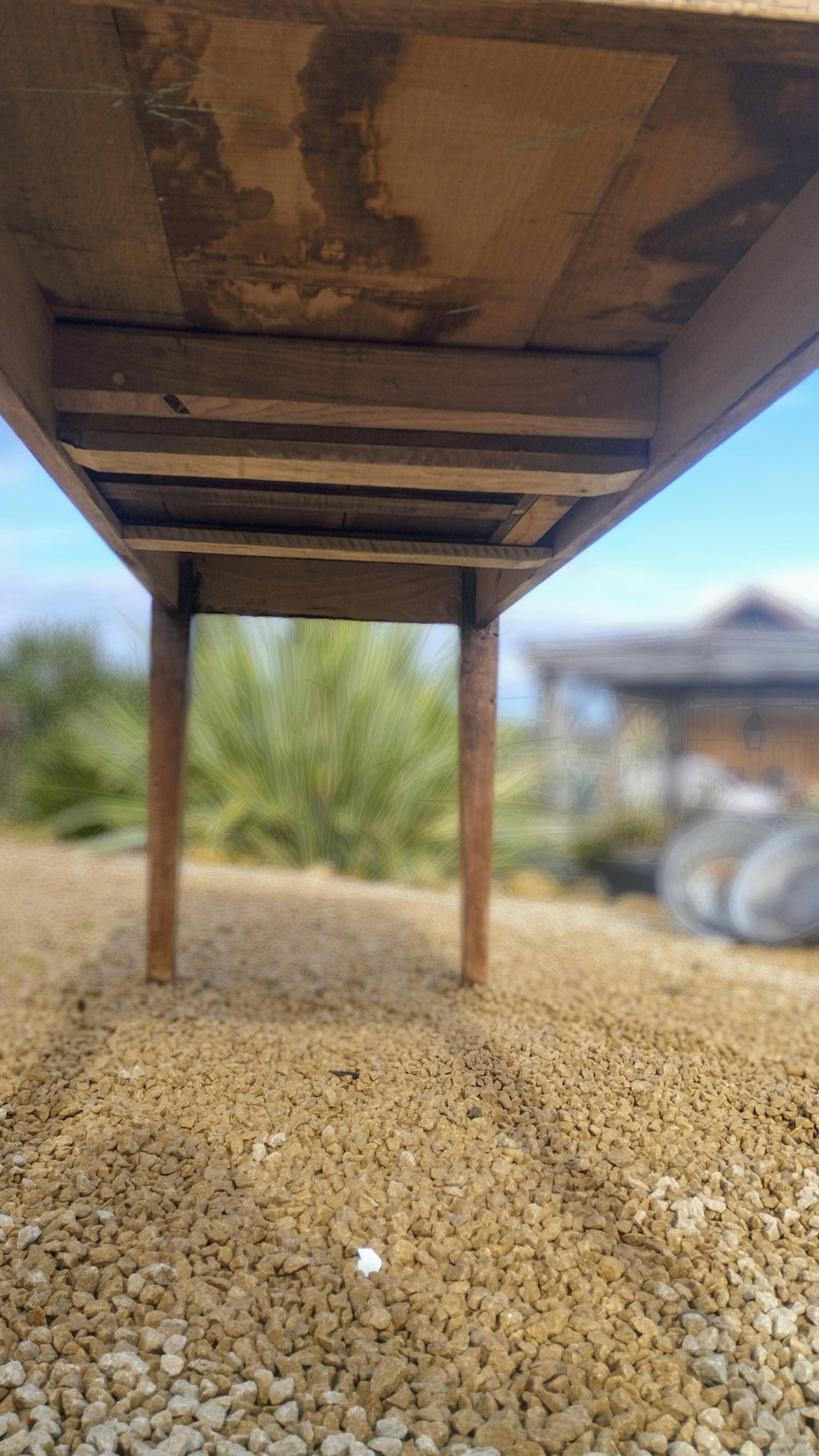 Farm table in sold oak