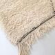 Moroccan Berber carpet blessed ouarain ecru with black diamonds engraved 300x202cm