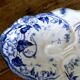 Ravier in porcelain, Ironstone, model Flora, Creil & Montereau XIXth