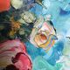 Oil painting of the still life flower bouquet Louis Ducatel