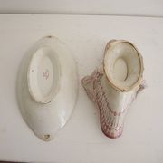 Old sauceboat Creil & Montereau – Flora Rocaille