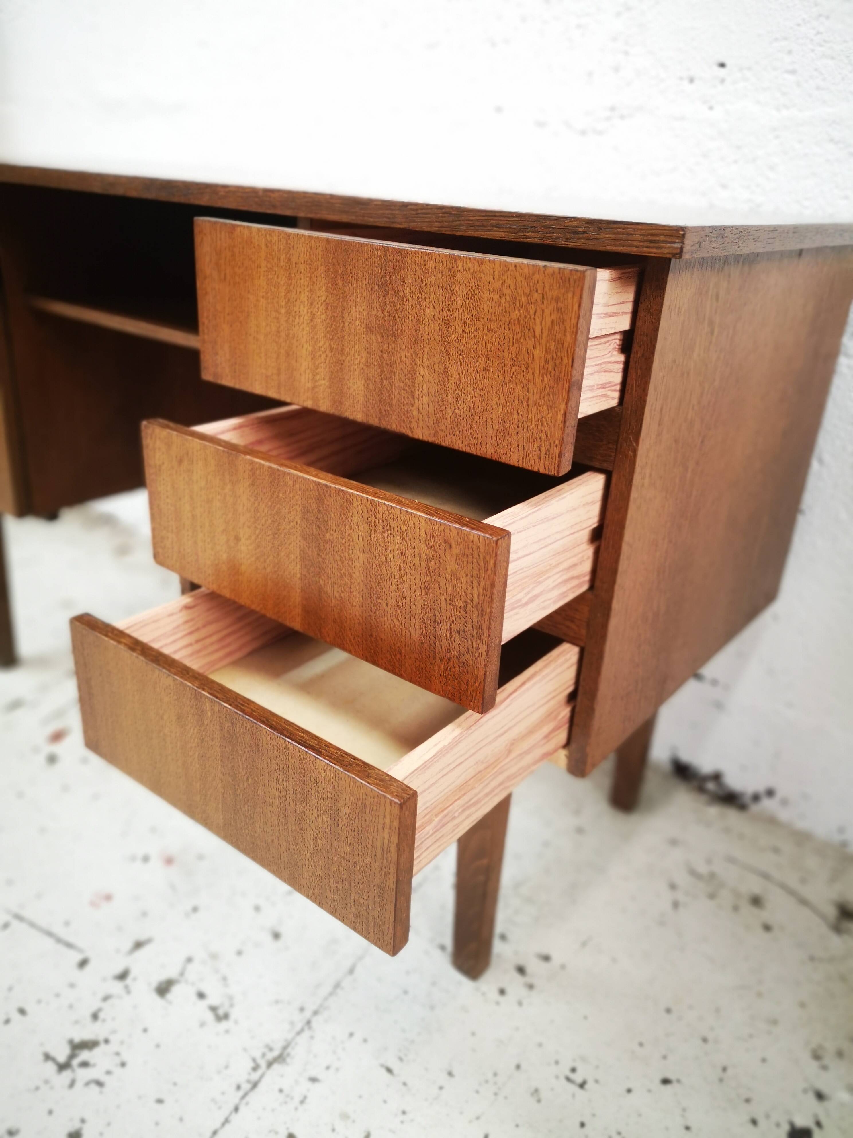 Vintage 60s teak desk