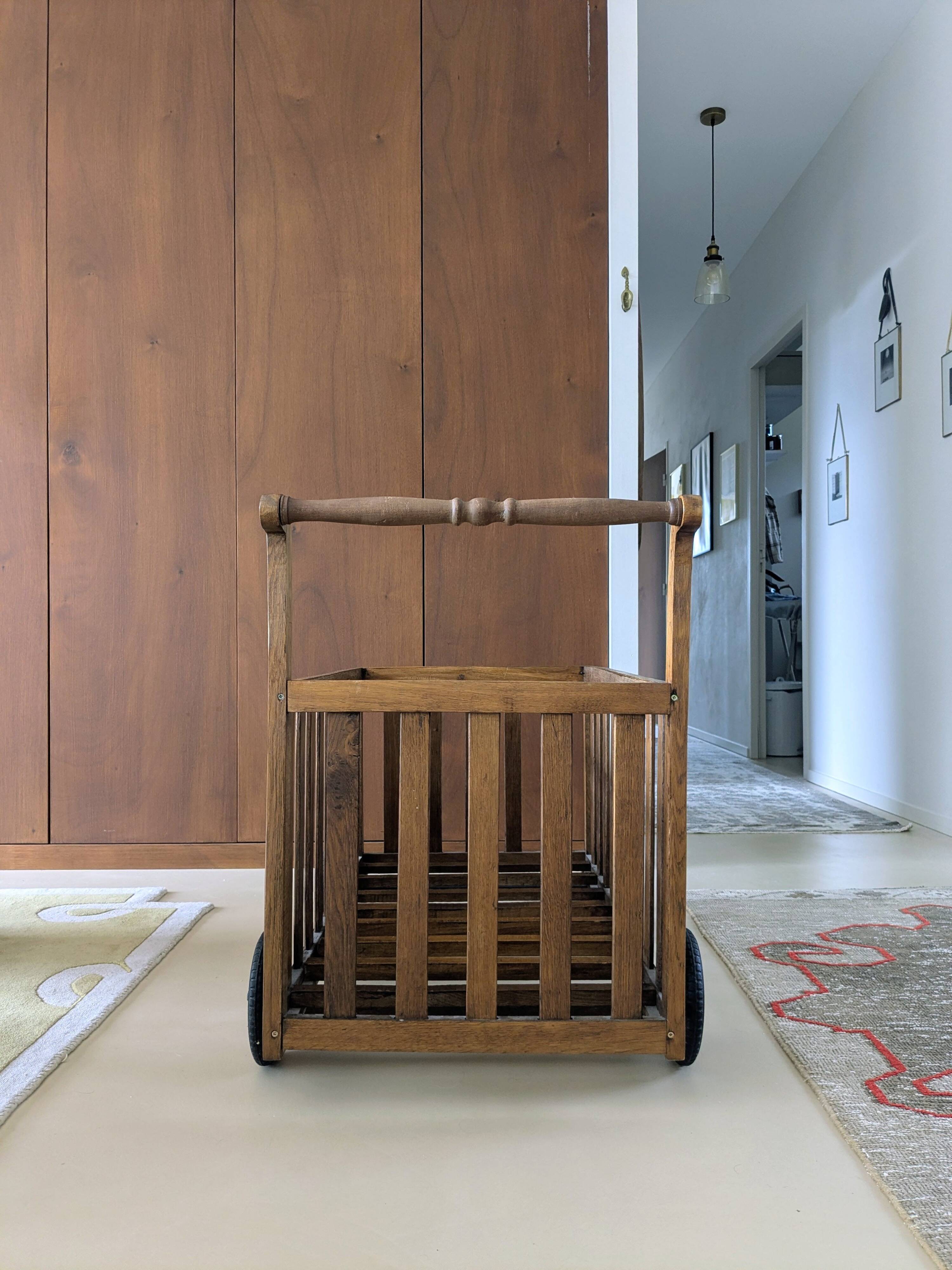 Vintage baby caravan bed