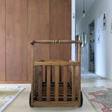 Vintage baby caravan bed