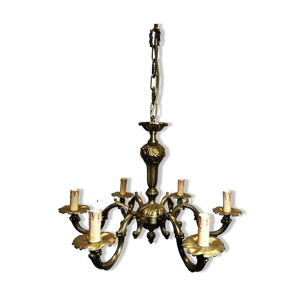 lustre en bronze ancien