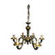 Antique bronze chandelier 6 arms