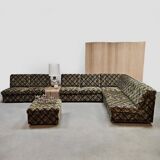 Vintage design modular lounge sofa 'Checkered'