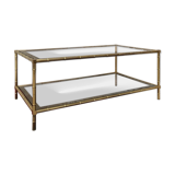 Bamboo imitation brass coffee table