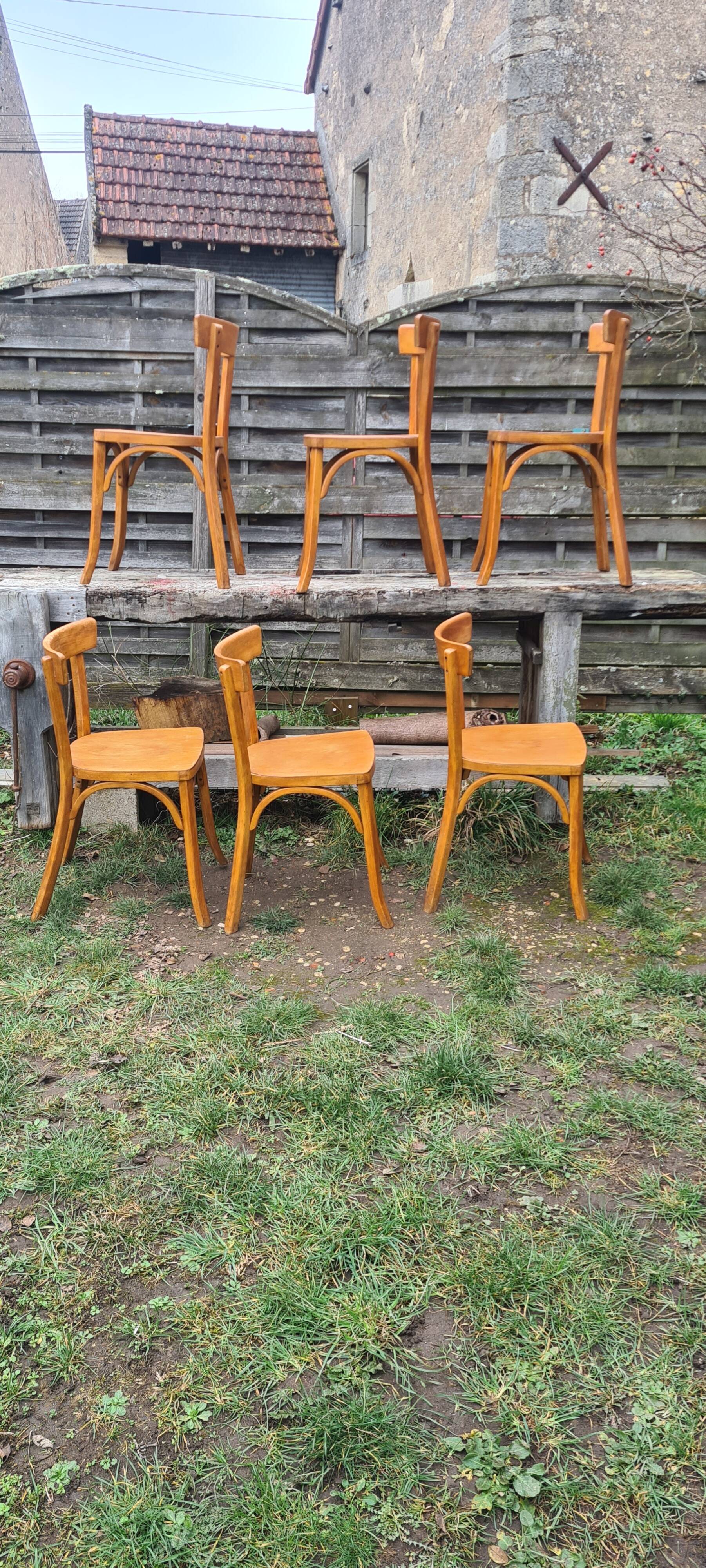 Set of 6 Luterma "bistro" chairs