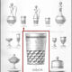 Series of 12 baccarat cups model chauny , catalog 1916