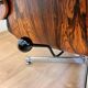 XL Extraordinary design Bent plywood Lounge Chair and Ottoman in rosewood -1960s