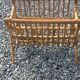 Set of 2 rattan magazine racks from the 1970s.