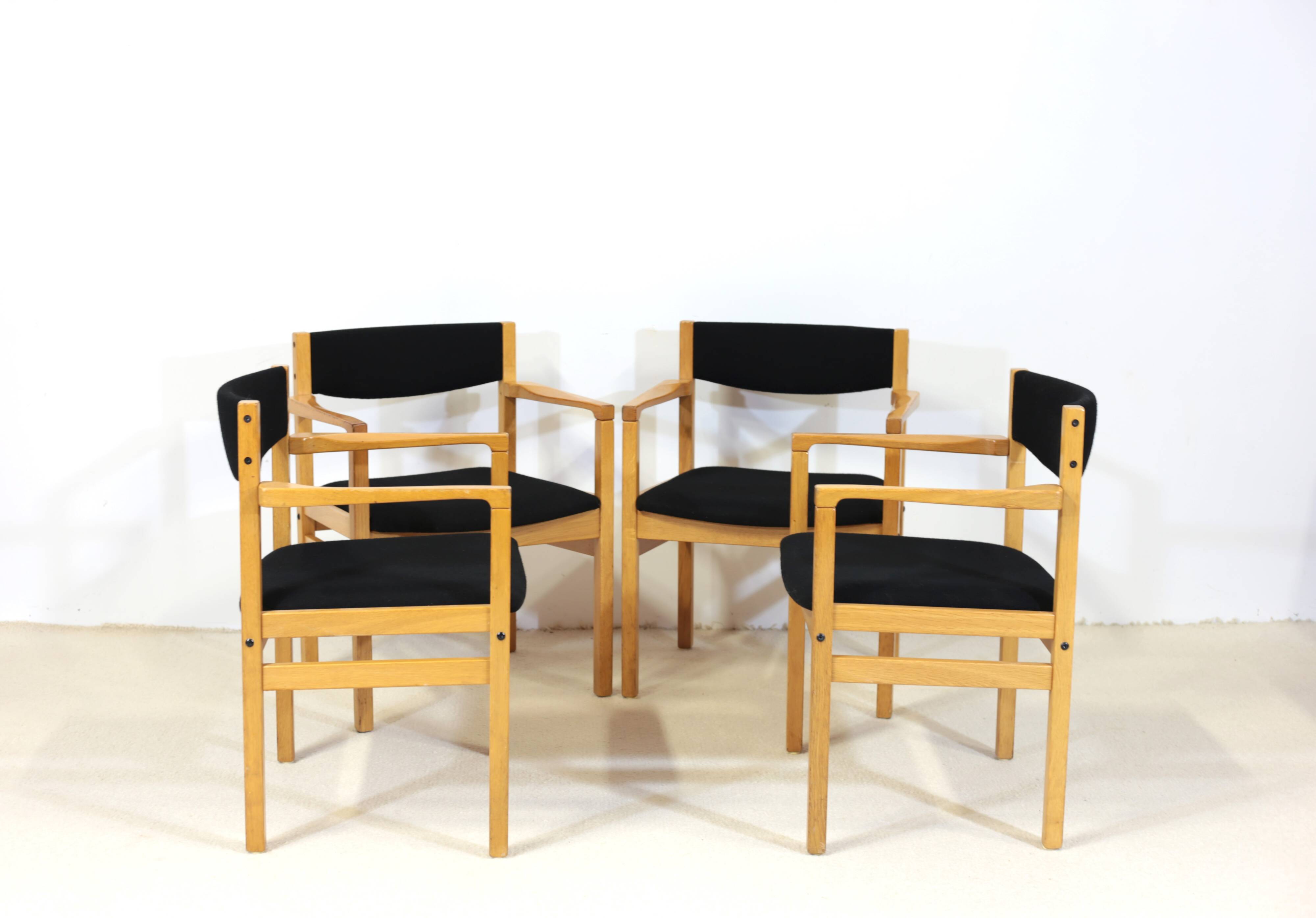 Fauteuil danois en chêne