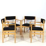 Fauteuil danois en chêne