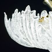 Garda, luxury Italian Murano glass ceiling light or flush mount, 1980s
